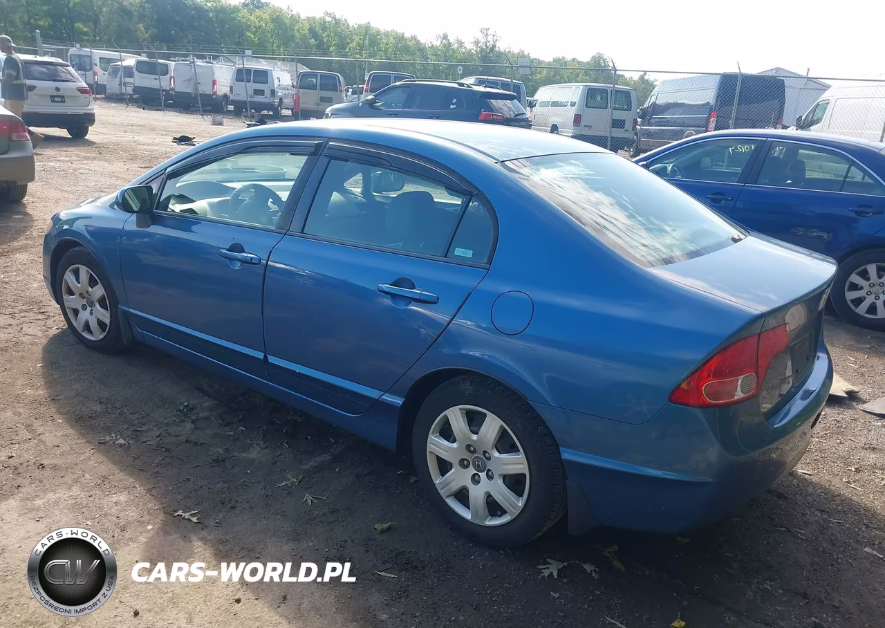 2008 Honda Civic Lx VIN:1HGFA16568L016182 - 3