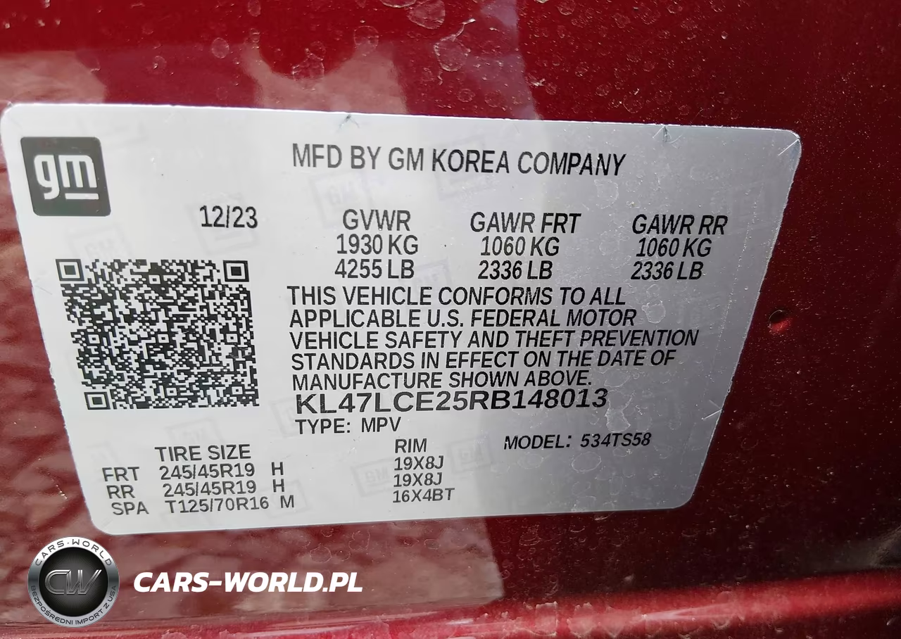 2024 Buick Envista Avenir Fwd VIN:KL47LCE25RB148013 - 9