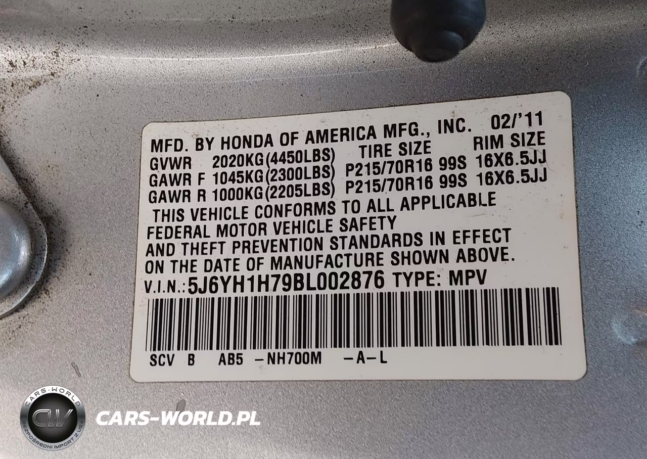 2011 Honda Element Ex VIN:5J6YH1H79BL002876 - 9