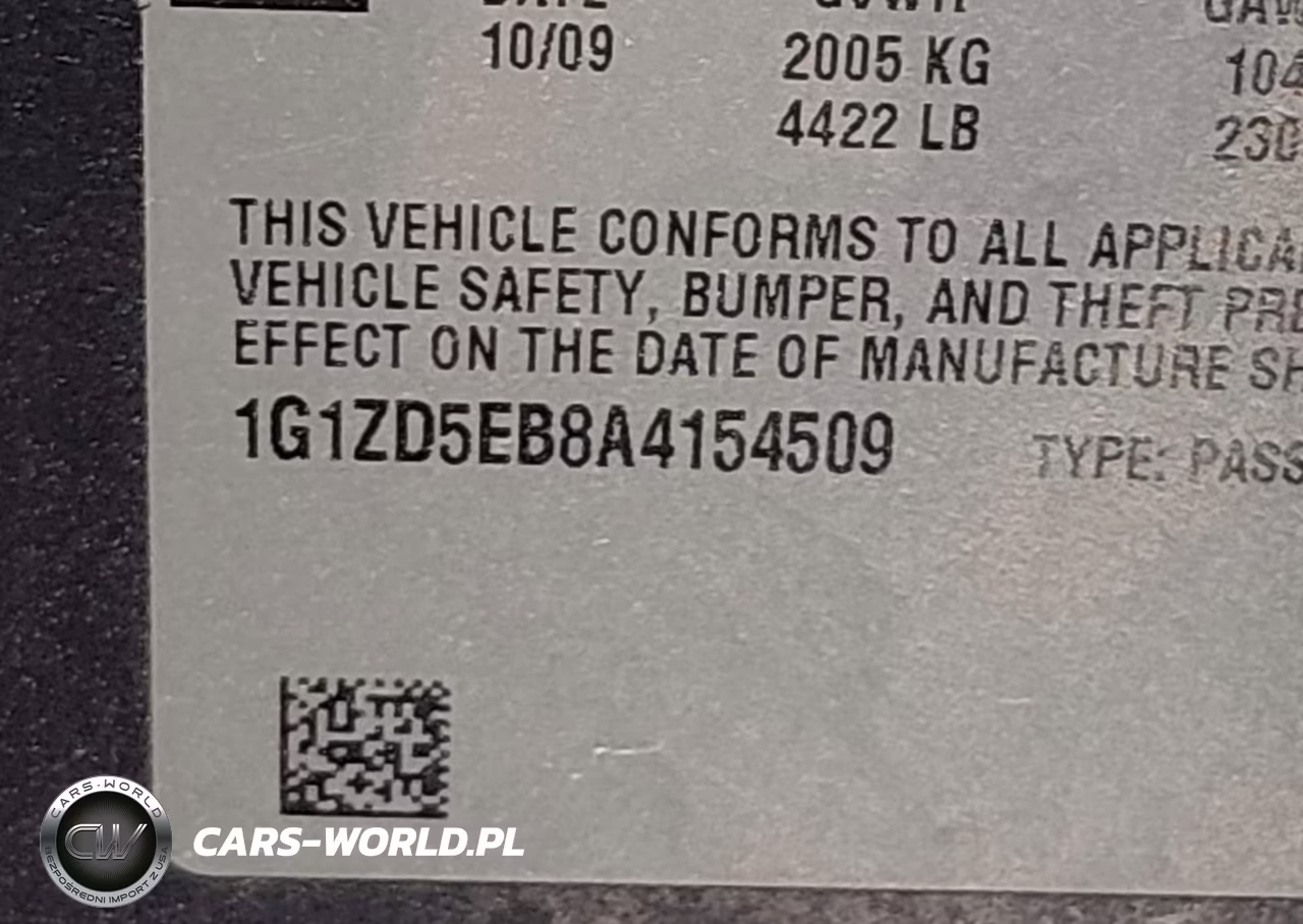 2010 Chevrolet Malibu Lt VIN:1G1ZD5EB8A4154509 - 9