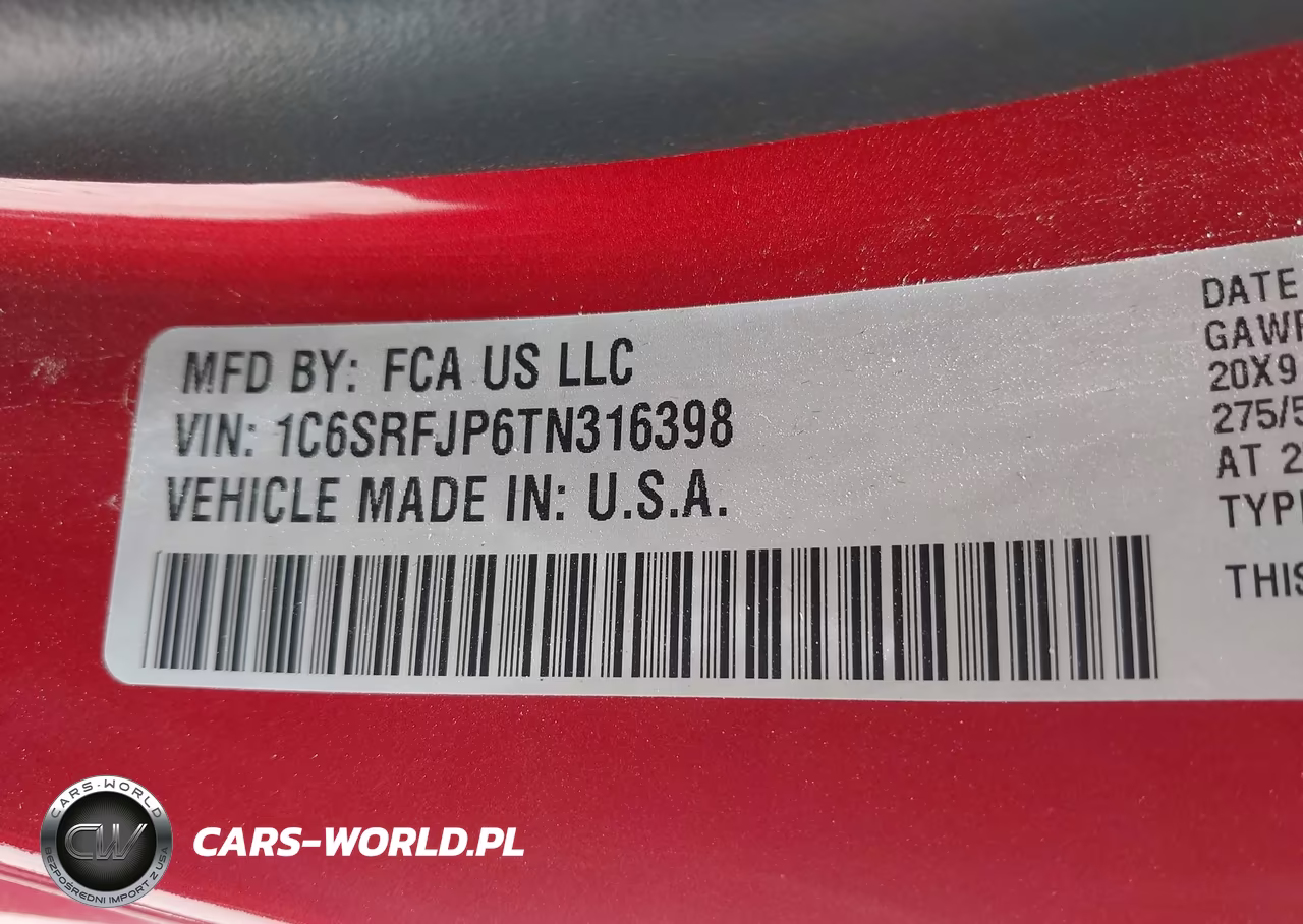 2026 Ram 1500 Laramie 4X4 5'7 Box VIN:1C6SRFJP6TN316398 - 9