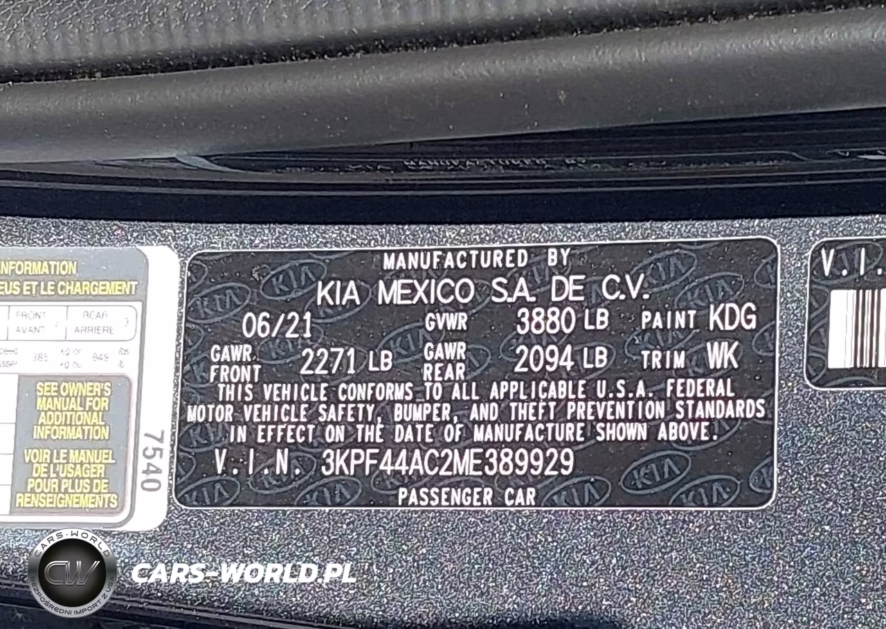 2021 Kia Forte Gt Manual VIN:3KPF44AC2ME389929 - 9