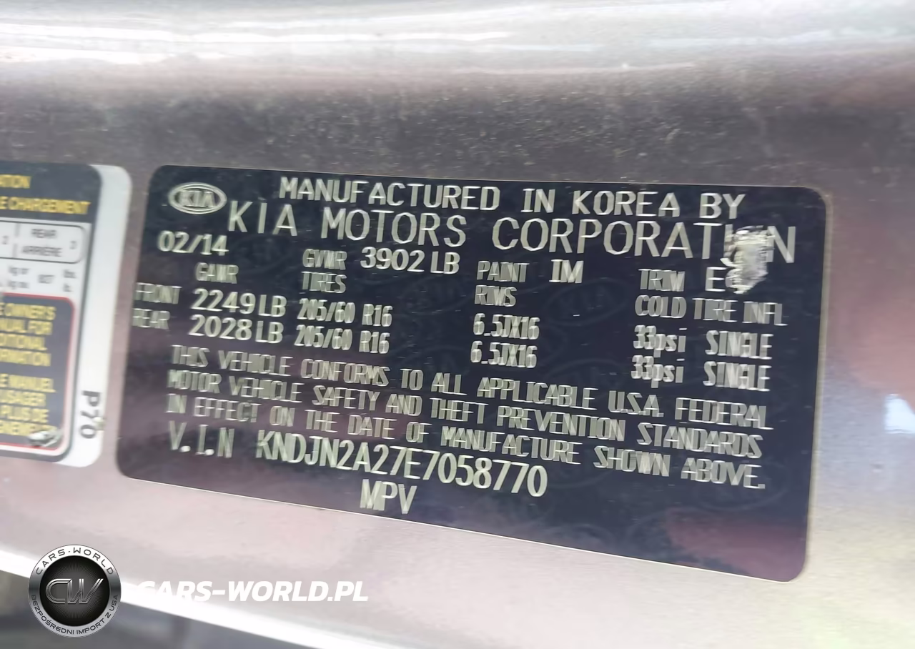 2014 Kia Soul VIN:KNDJN2A27E7058770 - 9