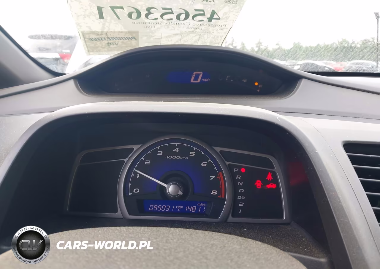 2007 Honda Civic Gx VIN:1HGFA46557L000328 - 7