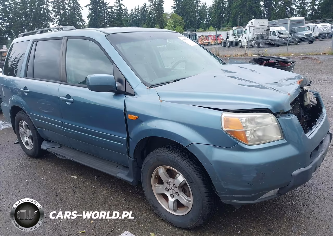 2007 Honda Pilot Ex-L VIN:5FNYF18777B020458 - 1