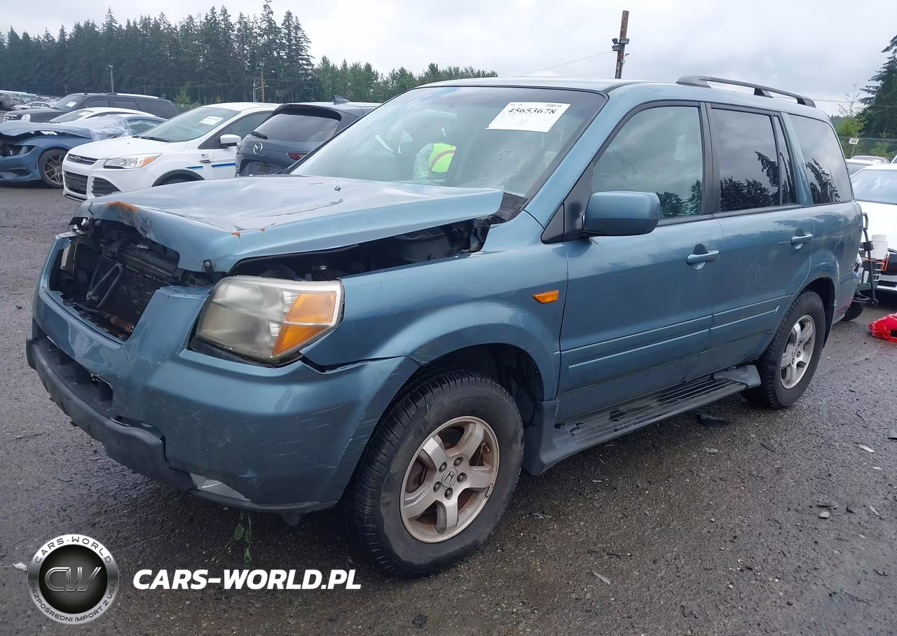 2007 Honda Pilot Ex-L VIN:5FNYF18777B020458 - 2