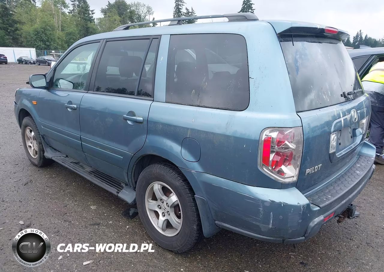 2007 Honda Pilot Ex-L VIN:5FNYF18777B020458 - 3