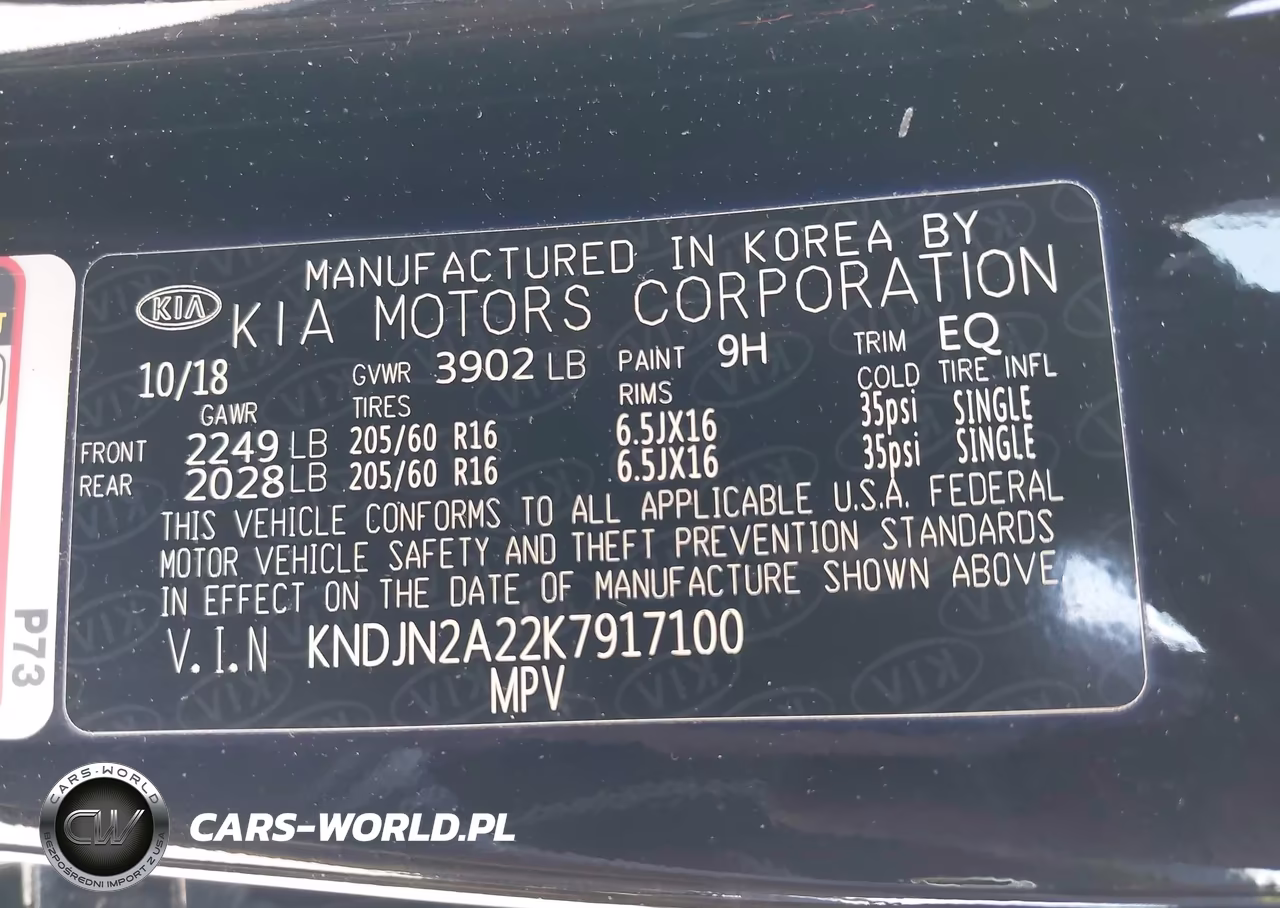 2019 Kia Soul VIN:KNDJN2A22K7917100 - 9