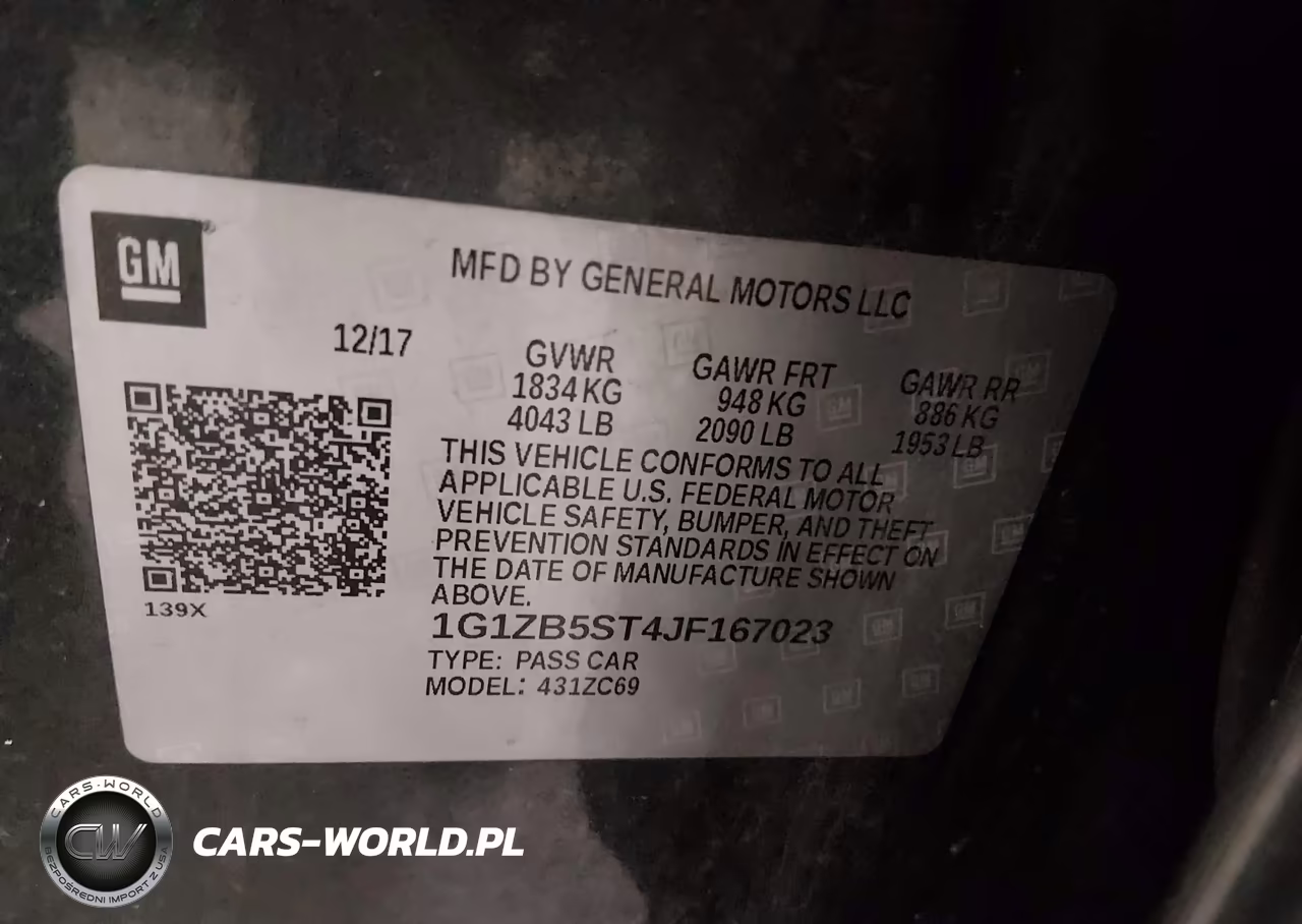 2018 Chevrolet Malibu 1Ls VIN:1G1ZB5ST4JF167023 - 9