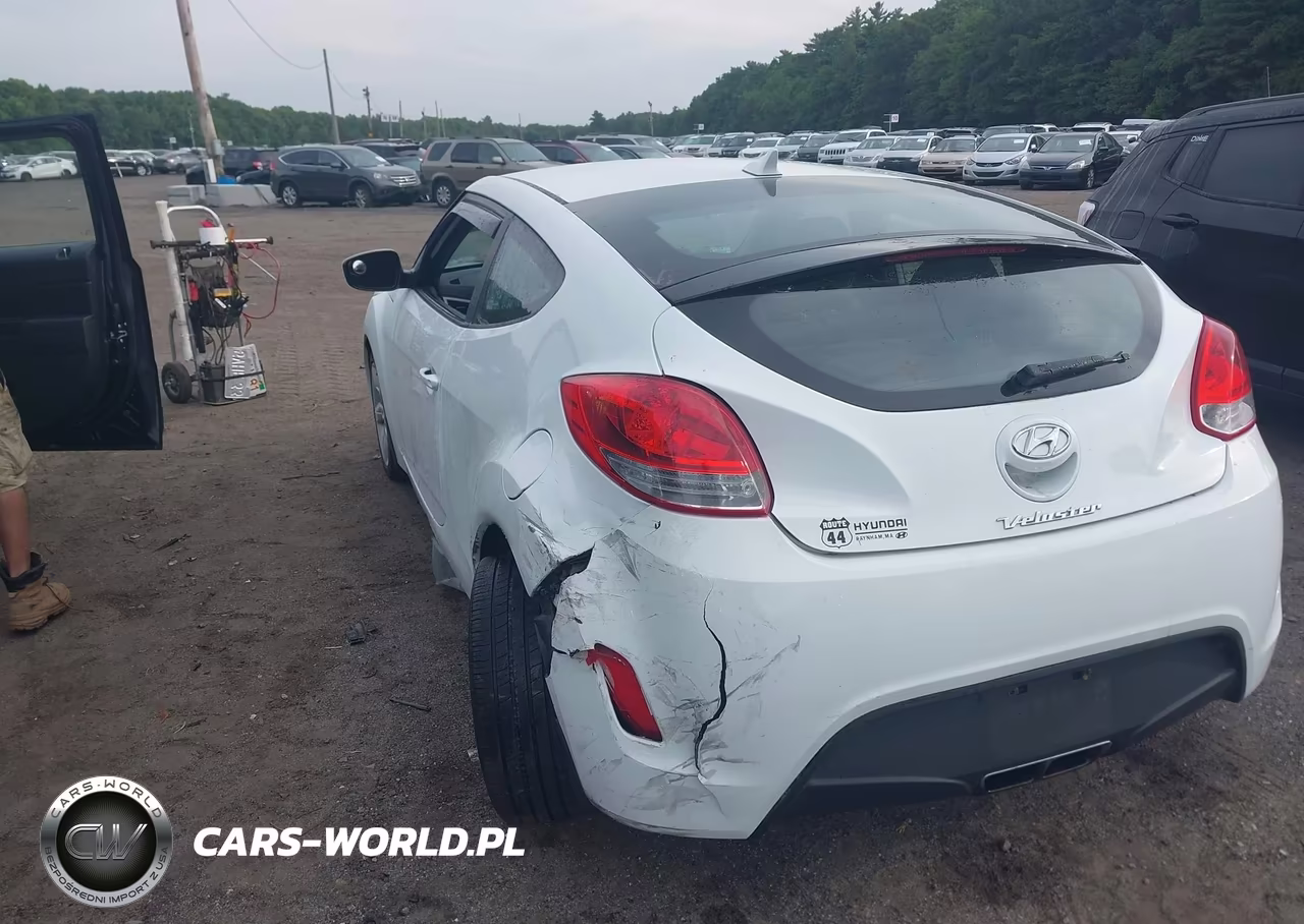 2013 Hyundai Veloster Base W-Black VIN:KMHTC6AD2DU172257 - 3