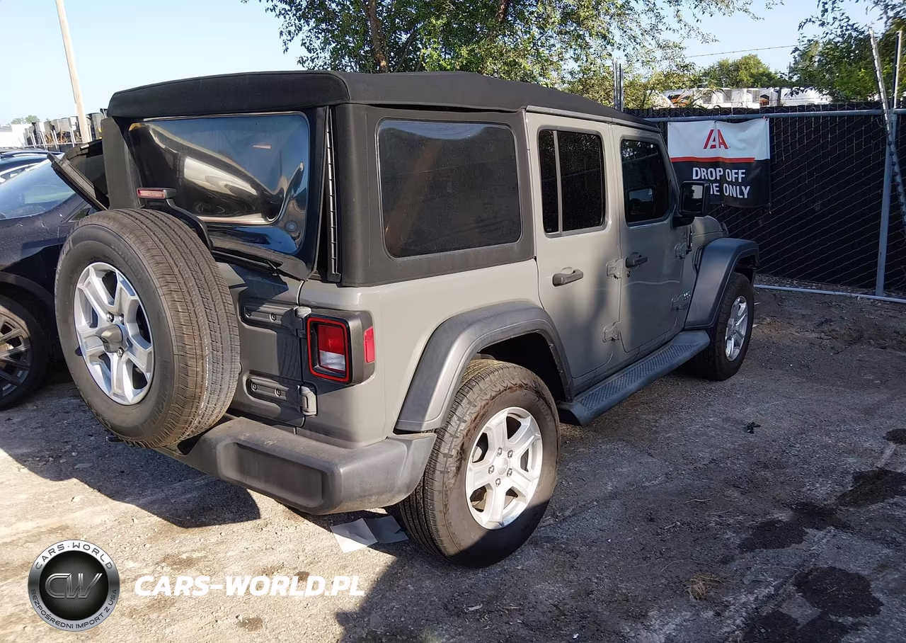 2021 Jeep Wrangler Unlimited Sport S 4X4 VIN:1C4HJXDN7MW507429 - 4