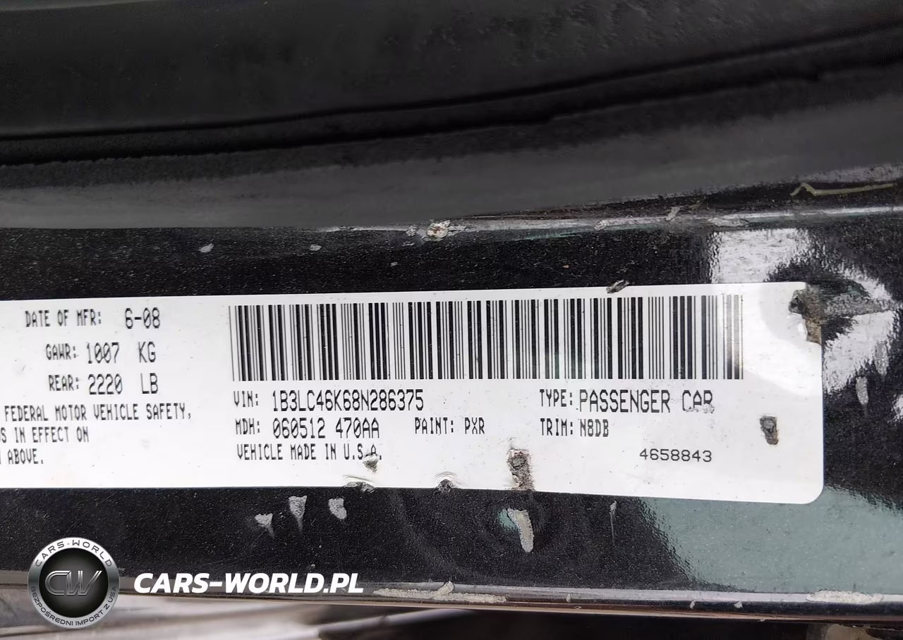2008 Dodge Avenger Se VIN:1B3LC46K68N286375 - 9