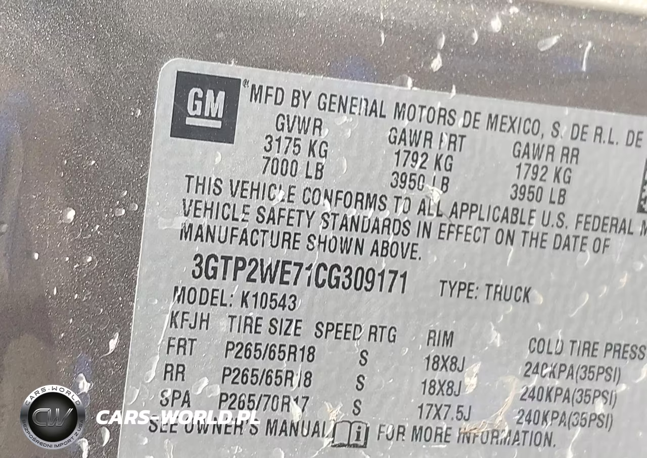 2012 GMC Sierra 1500 Slt VIN:3GTP2WE71CG309171 - 9