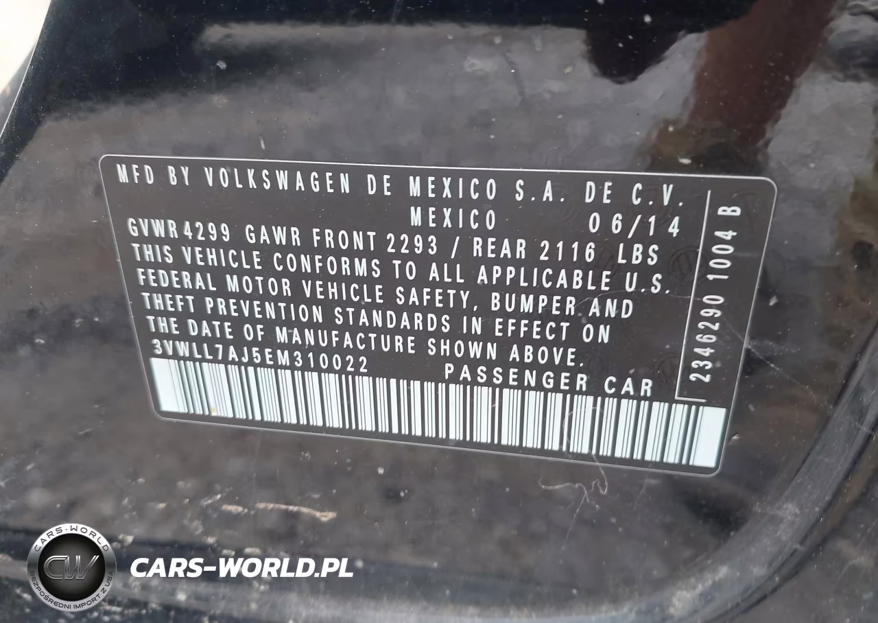2014 Volkswagen Jetta 2.0L Tdi VIN:3VWLL7AJ5EM310022 - 9