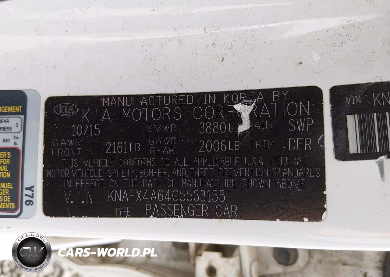 2016 Kia Forte Lx VIN:KNAFX4A64G5533155 - 9