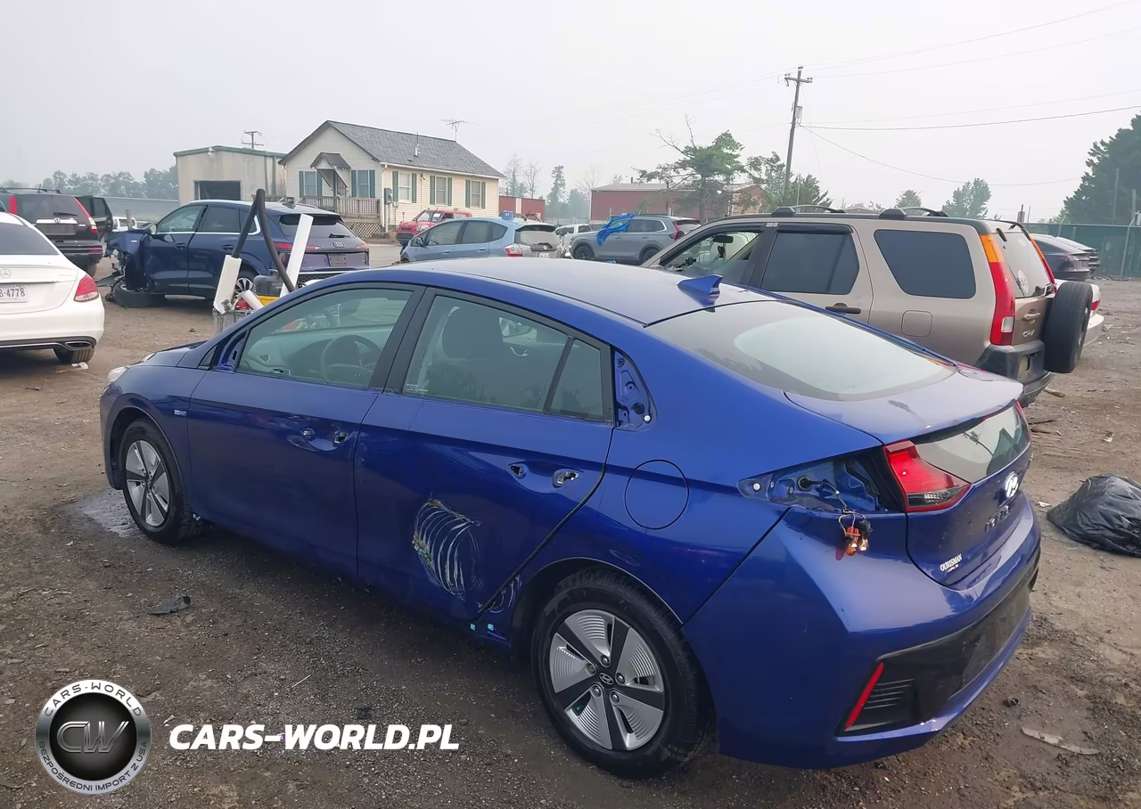 2019 Hyundai Ioniq Hybrid Blue VIN:KMHC65LC6KU139605 - 3