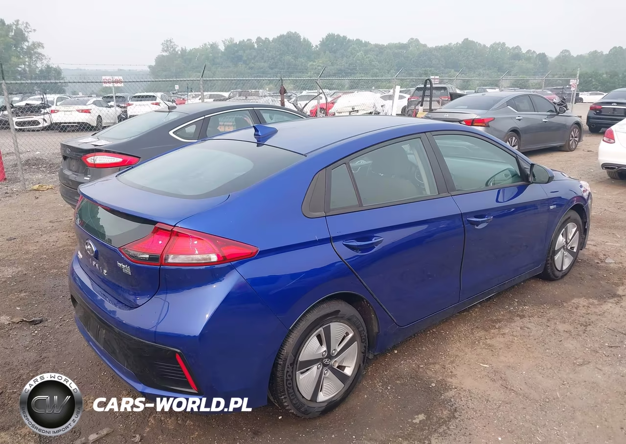 2019 Hyundai Ioniq Hybrid Blue VIN:KMHC65LC6KU139605 - 4