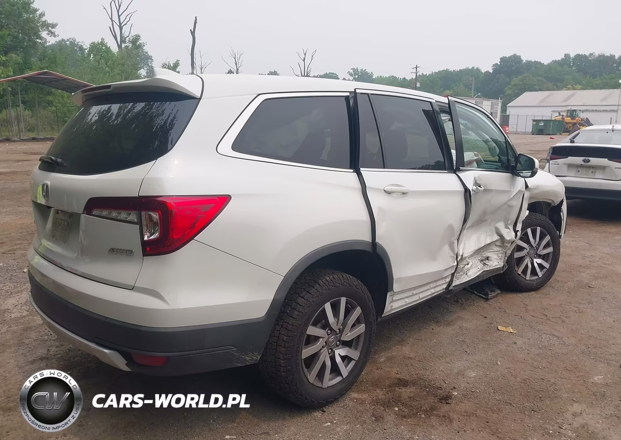 2020 Honda Pilot Awd Ex-L VIN:5FNYF6H51LB011275 - 4