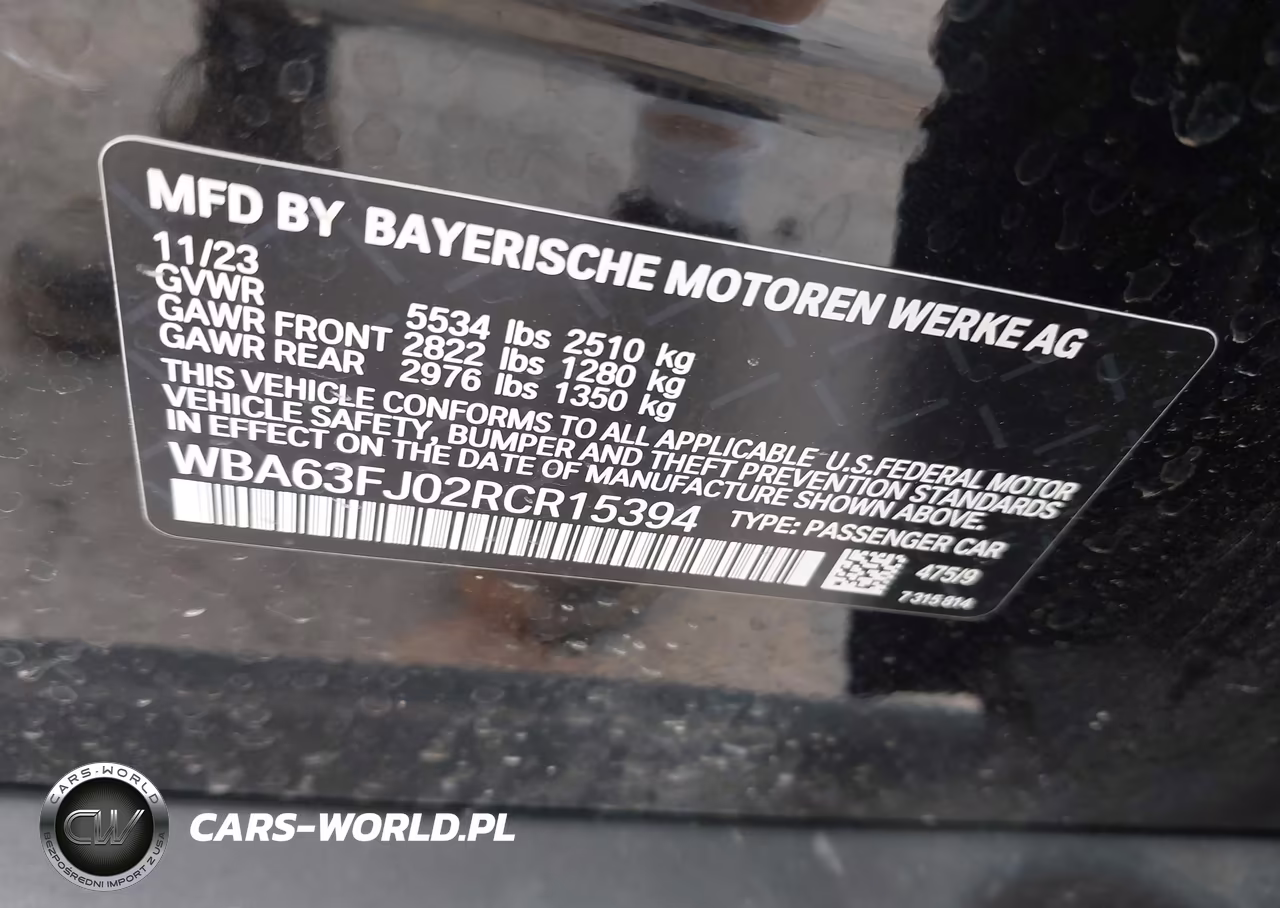 2024 BMW 540I xDrive VIN:WBA63FJ02RCR15394 - 9