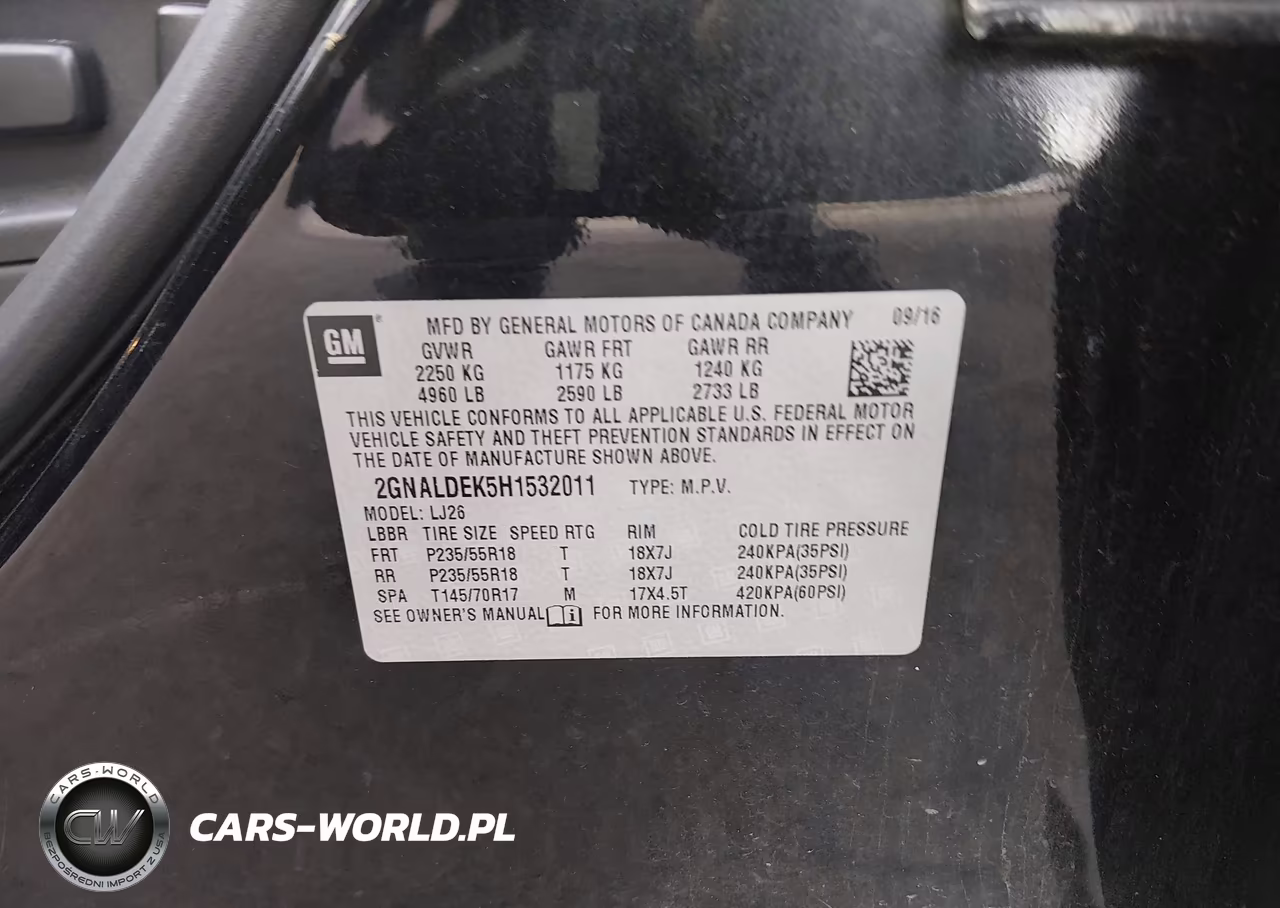 2017 Chevrolet Equinox Premier VIN:2GNALDEK5H1532011 - 9