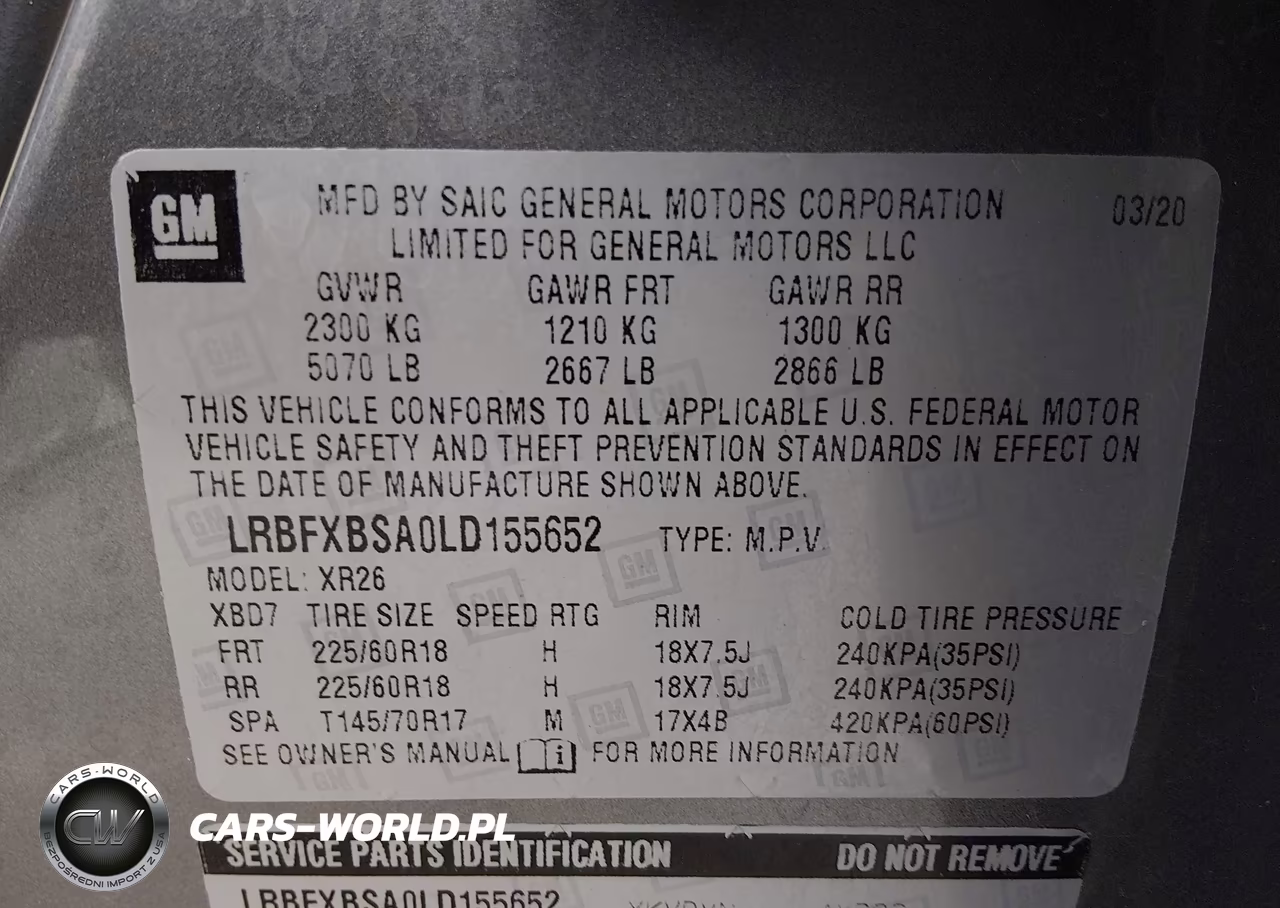 2020 Buick Envision Fwd Preferred VIN:LRBFXBSA0LD155652 - 9