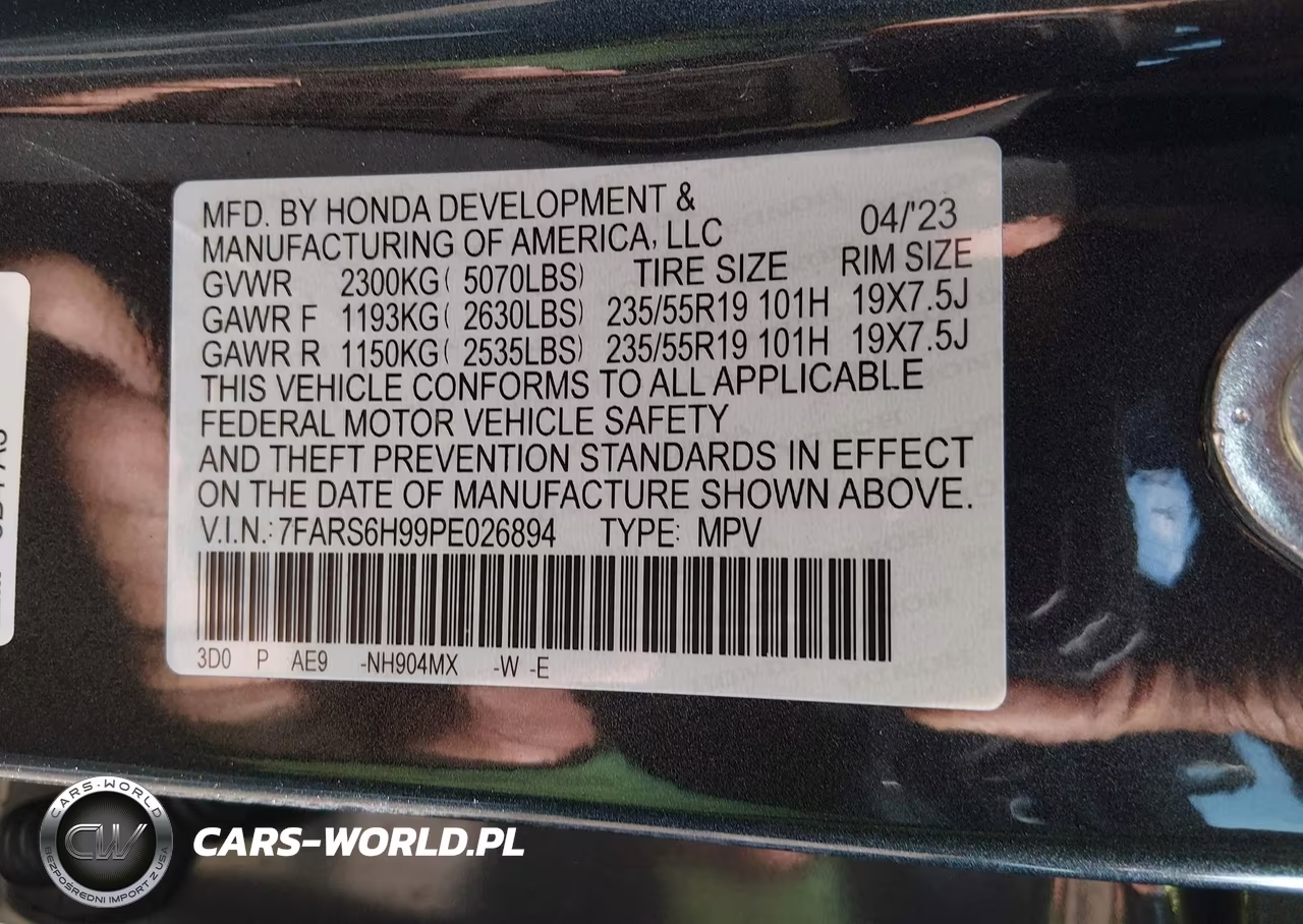 2023 Honda Cr-V Hybrid Sport Touring VIN:7FARS6H99PE026894 - 9