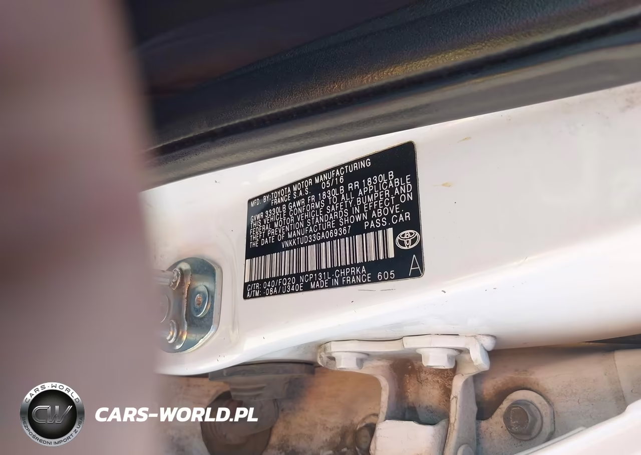 2016 Toyota Yaris L VIN:VNKKTUD33GA069367 - 9