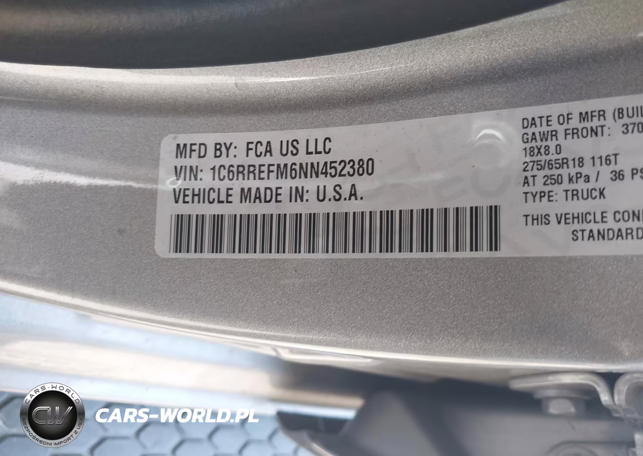 2022 Ram 1500 Big Horn 4X2 5'7 Box VIN:1C6RREFM6NN452380 - 9