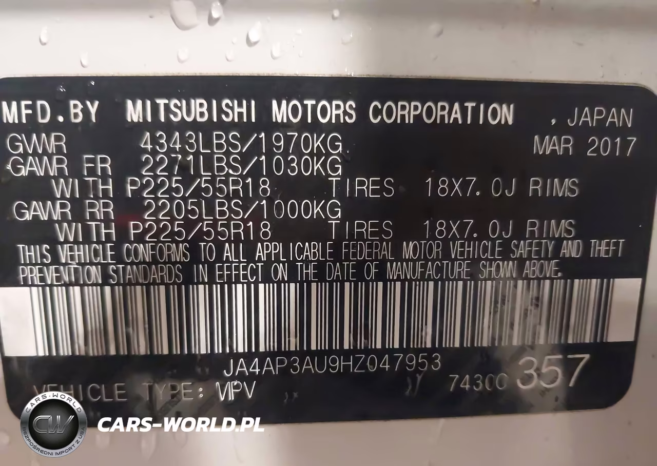 2017 Mitsubishi Outlander Sport 2.0 Le VIN:JA4AP3AU9HZ047953 - 9