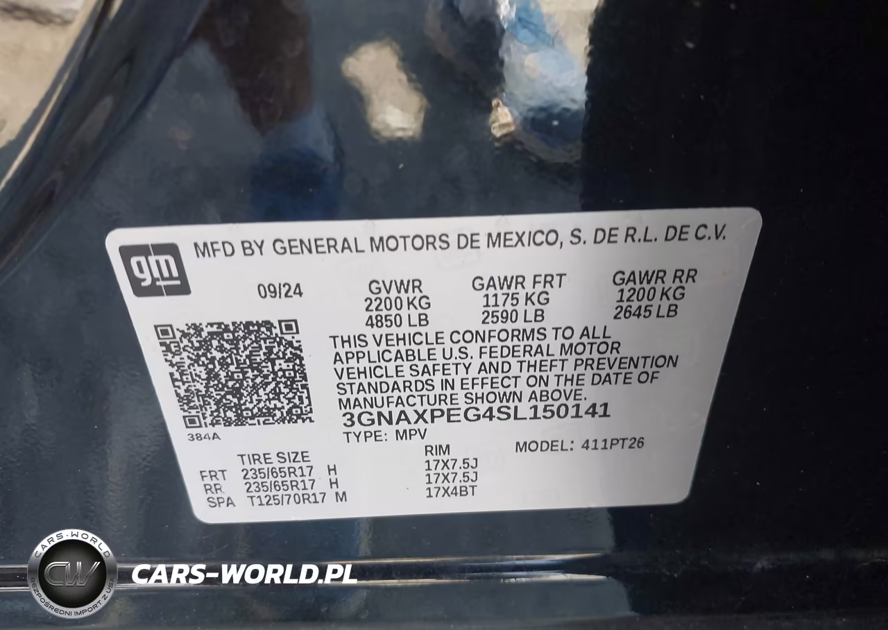 2025 Chevrolet Equinox Awd Lt VIN:3GNAXPEG4SL150141 - 9