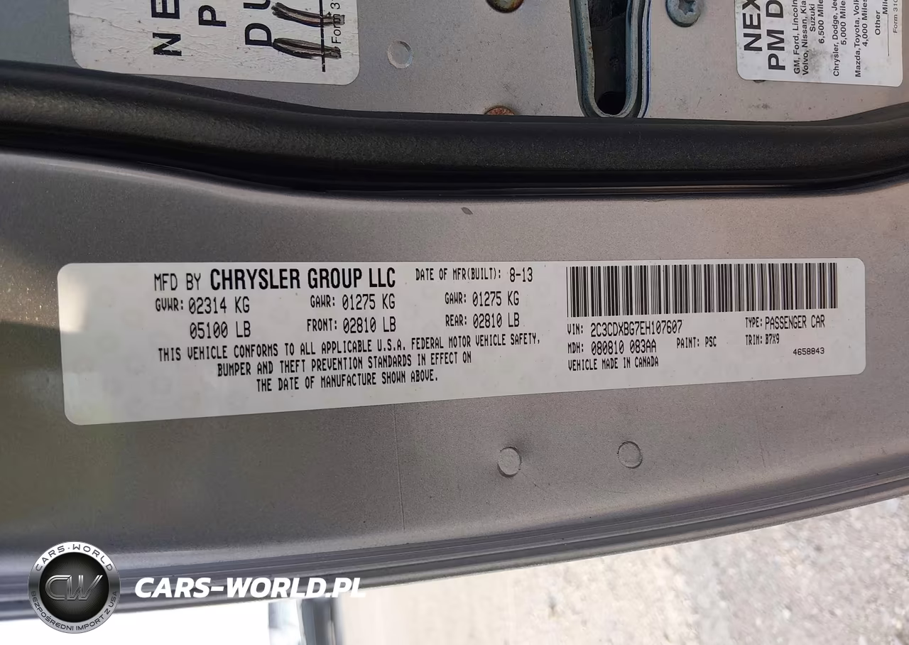 2014 Dodge Charger Se VIN:2C3CDXBG7EH107607 - 9