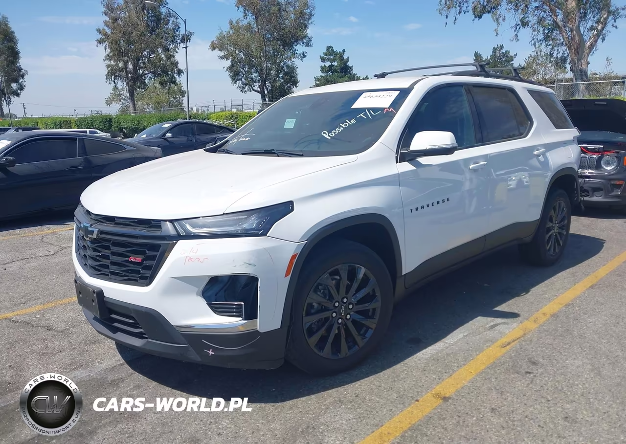 2022 Chevrolet Traverse Fwd Rs VIN:1GNERJKW1NJ187549 - 2