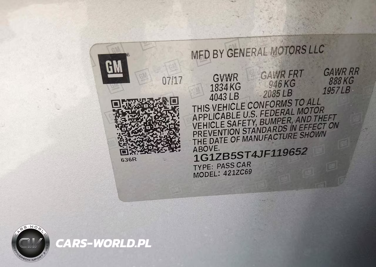 2018 Chevrolet Malibu 1Ls VIN:1G1ZB5ST4JF119652 - 9
