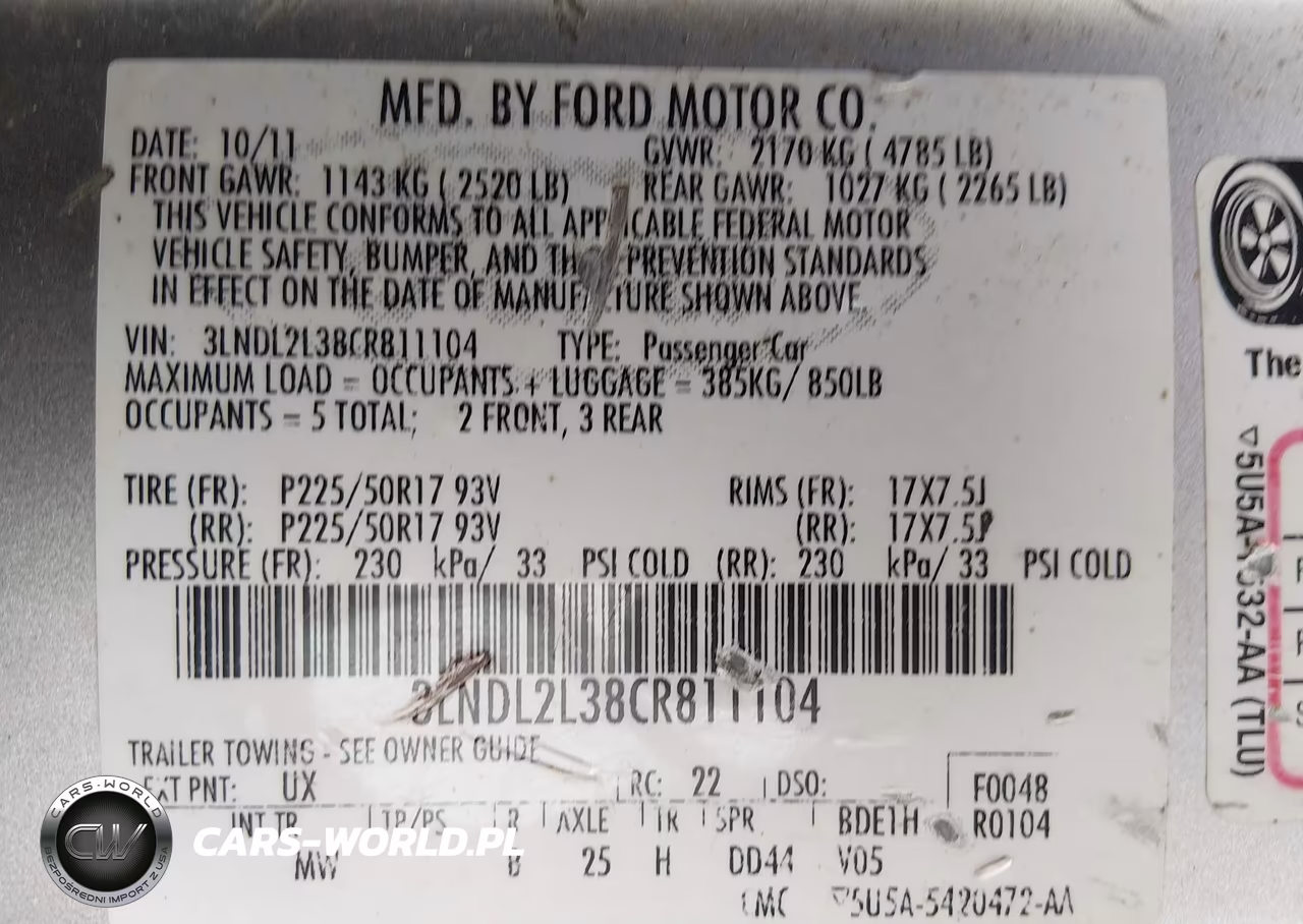 2012 Lincoln Mkz Hybrid VIN:3LNDL2L38CR811104 - 9