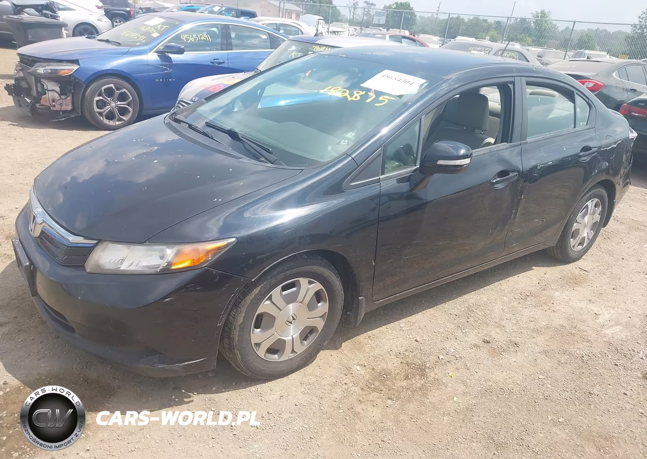 2012 Honda Civic Hybrid VIN:JHMFB4F26CS006638 - 2