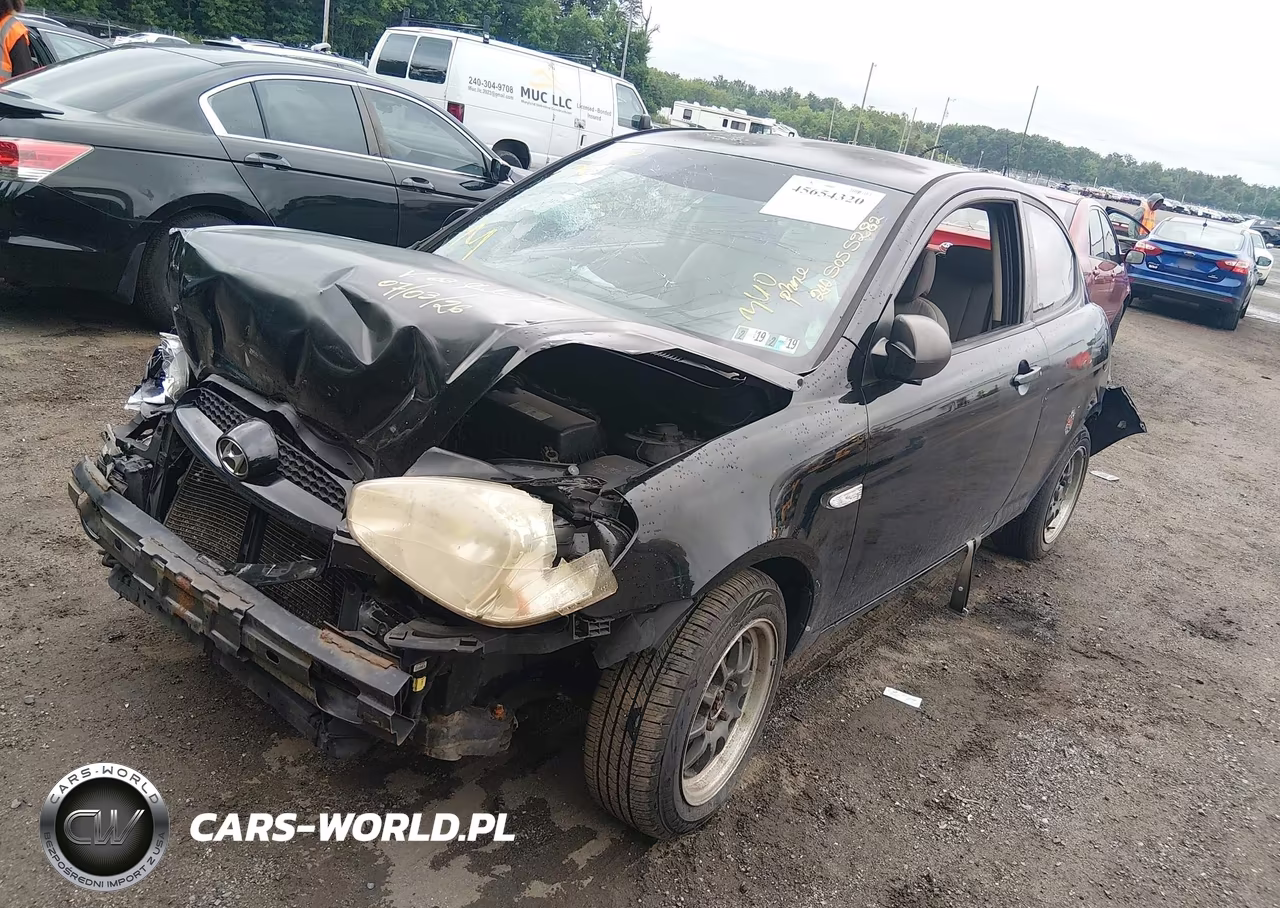 2007 Hyundai Accent Gs VIN:KMHCM36C47U039225 - 2
