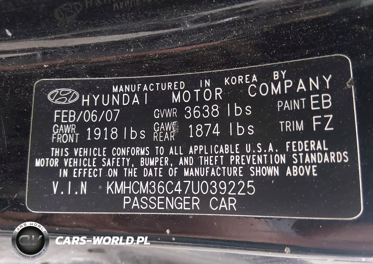 2007 Hyundai Accent Gs VIN:KMHCM36C47U039225 - 9