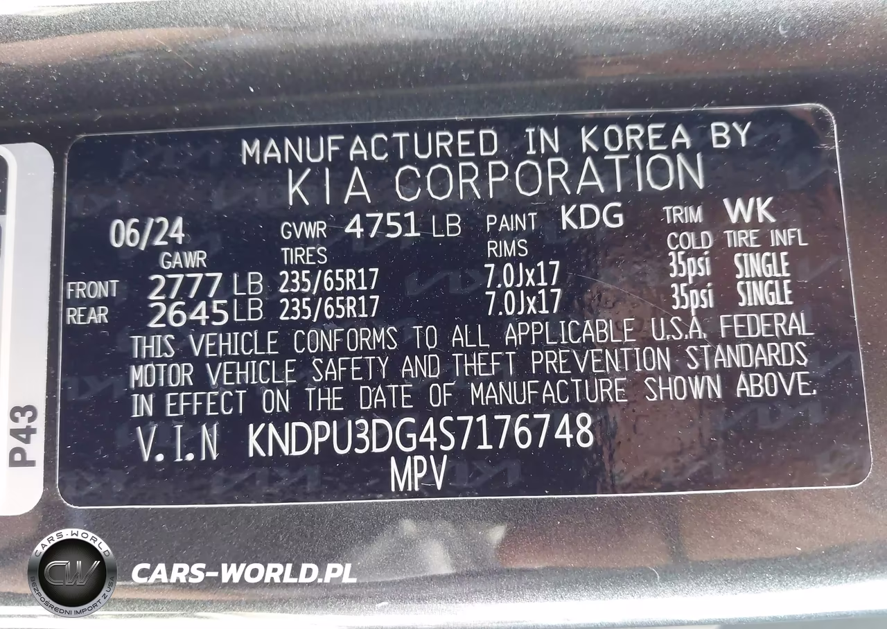 2025 Kia Sportage Hybrid Lx VIN:KNDPU3DG4S7176748 - 9