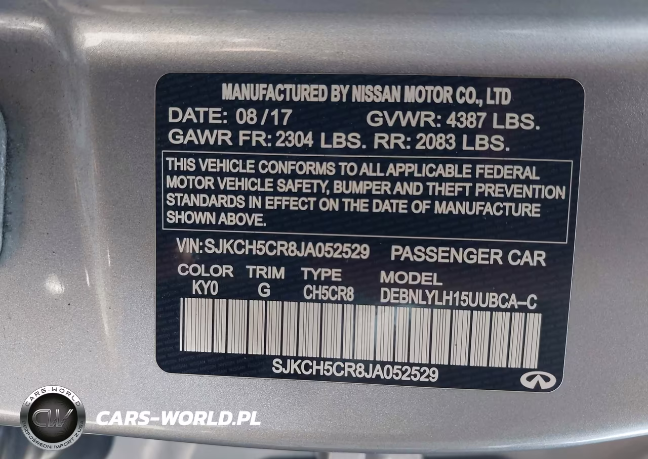 2018 Infiniti Qx30 Premium VIN:SJKCH5CR8JA052529 - 9