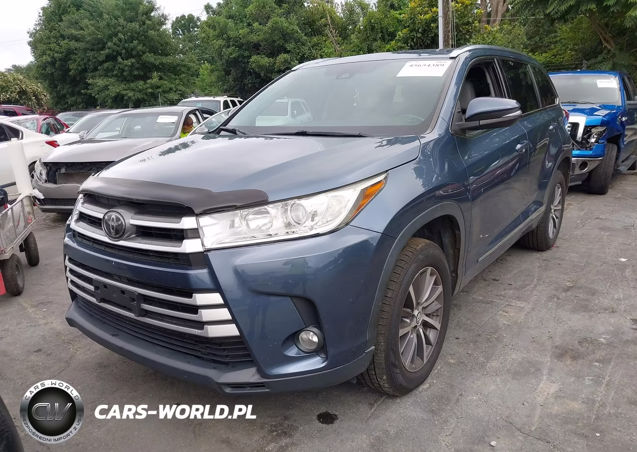 2017 Toyota Highlander Xle VIN:5TDKZRFH5HS525791 - 2
