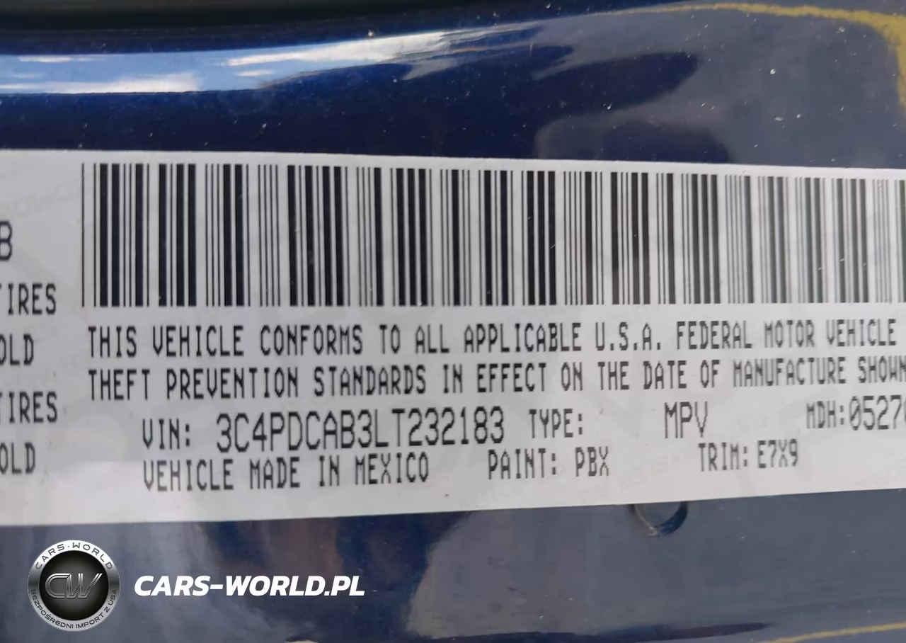 2020 Dodge Journey Se Value VIN:3C4PDCAB3LT232183 - 9