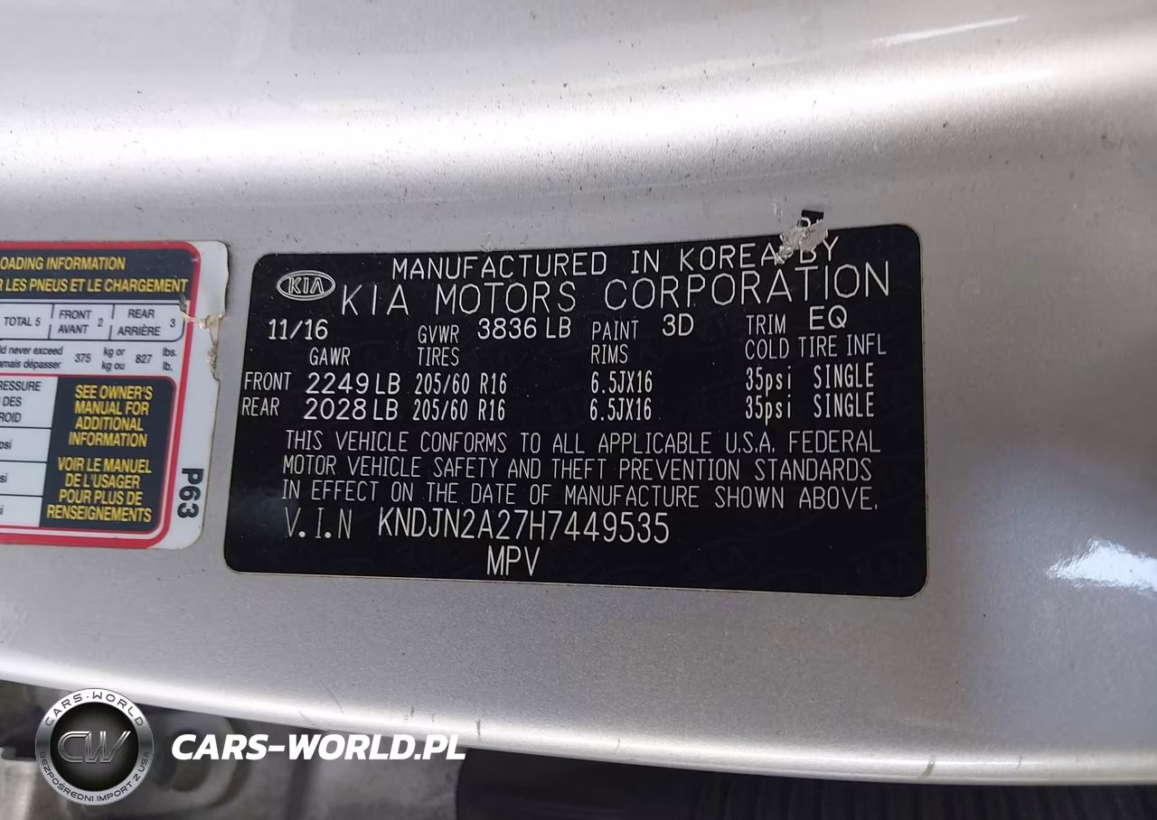 2017 Kia Soul VIN:KNDJN2A27H7449535 - 9