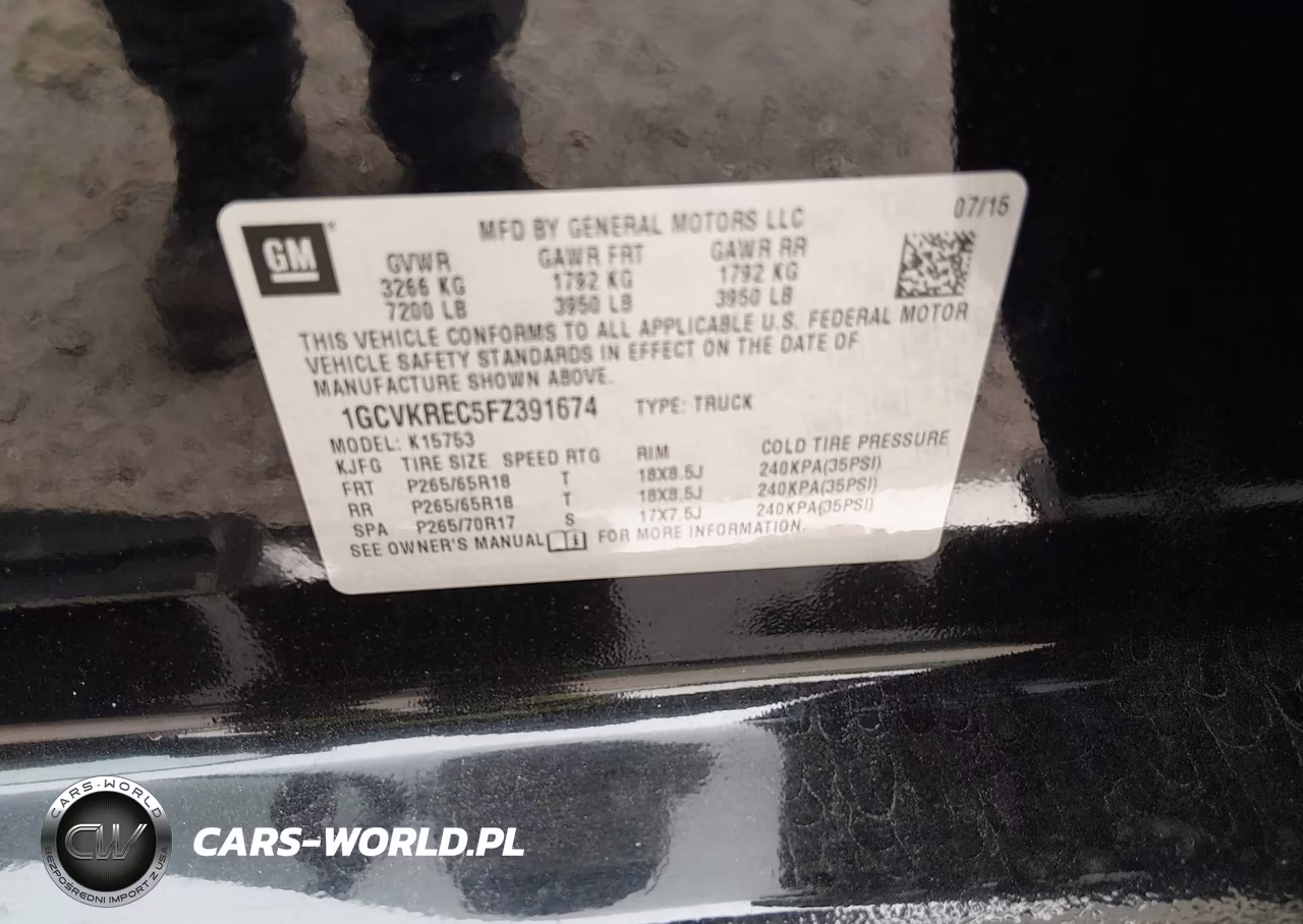 2015 Chevrolet Silverado 1500 Lt VIN:1GCVKREC5FZ391674 - 9