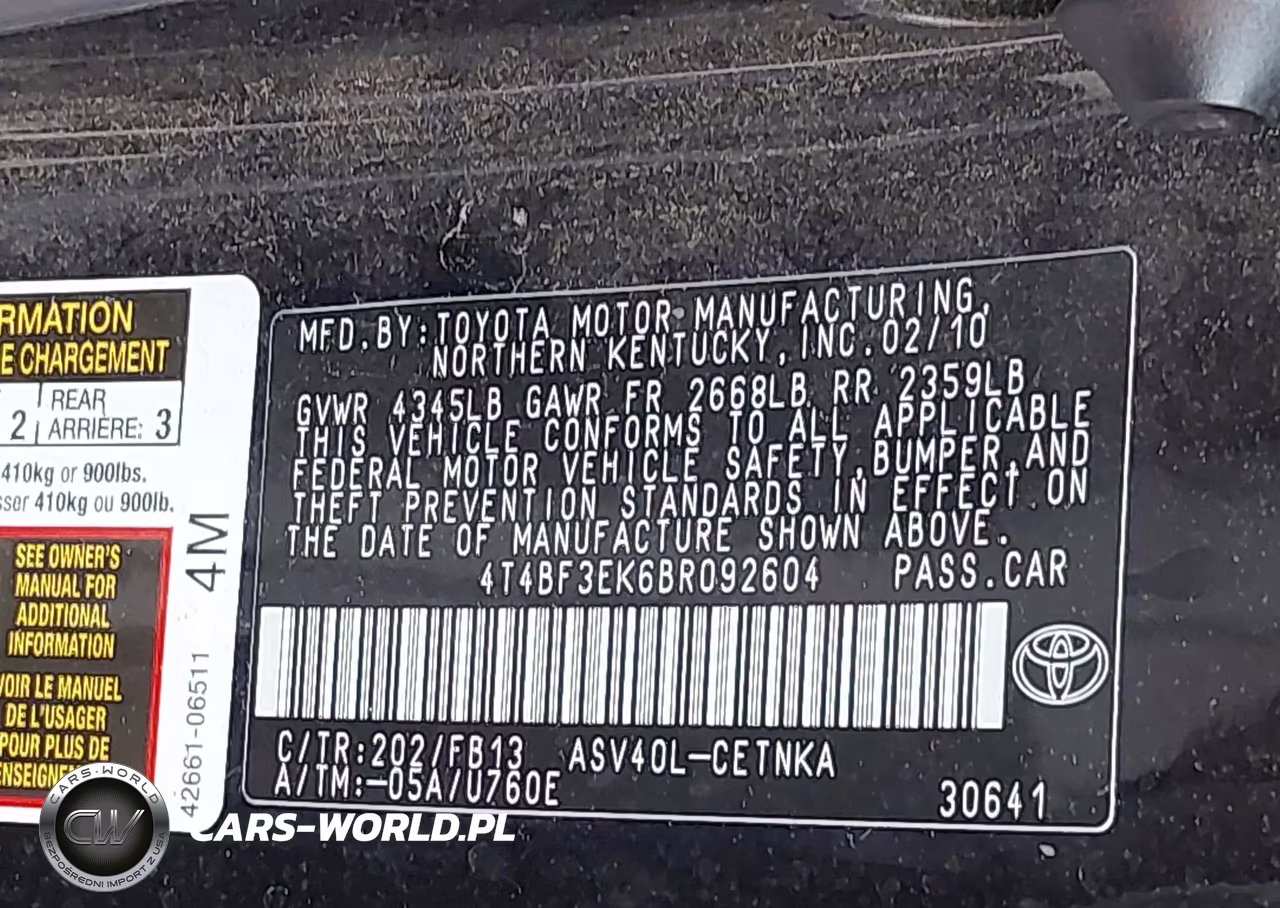 2011 Toyota Camry Le VIN:4T4BF3EK6BR092604 - 9