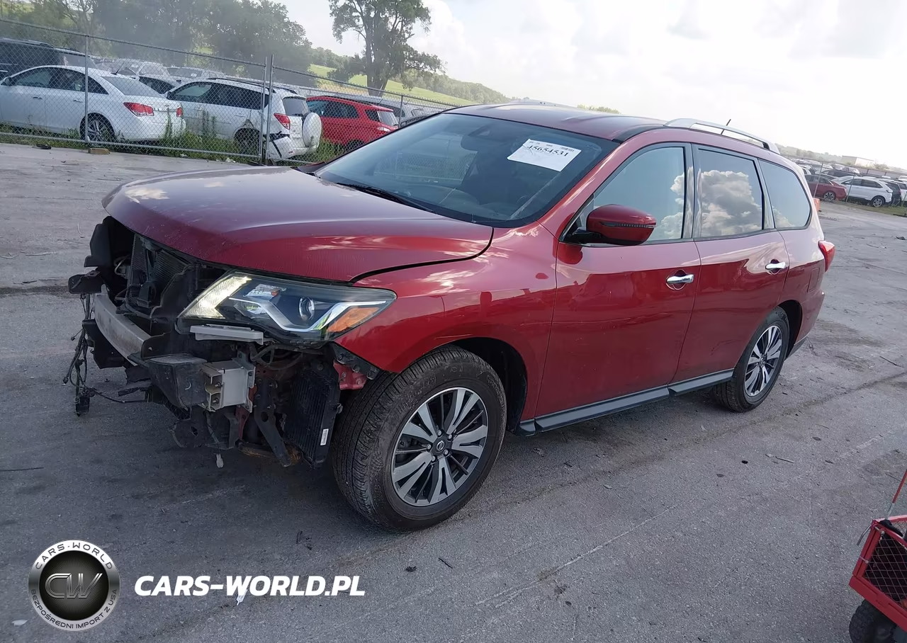 2017 Nissan Pathfinder Sv VIN:5N1DR2MN1HC677735 - 2