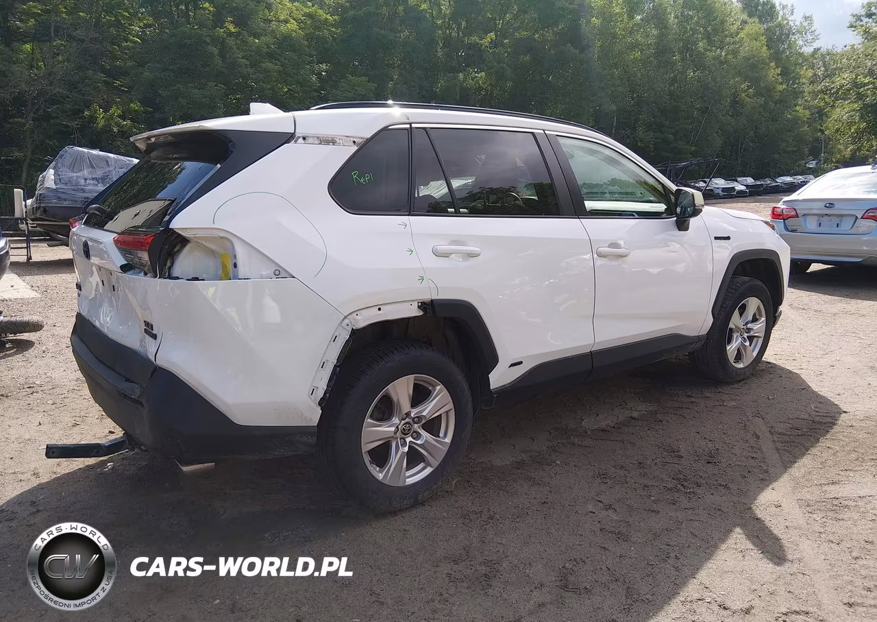 2021 Toyota Rav4 Hybrid Xle VIN:4T3RWRFV7MU044351 - 4