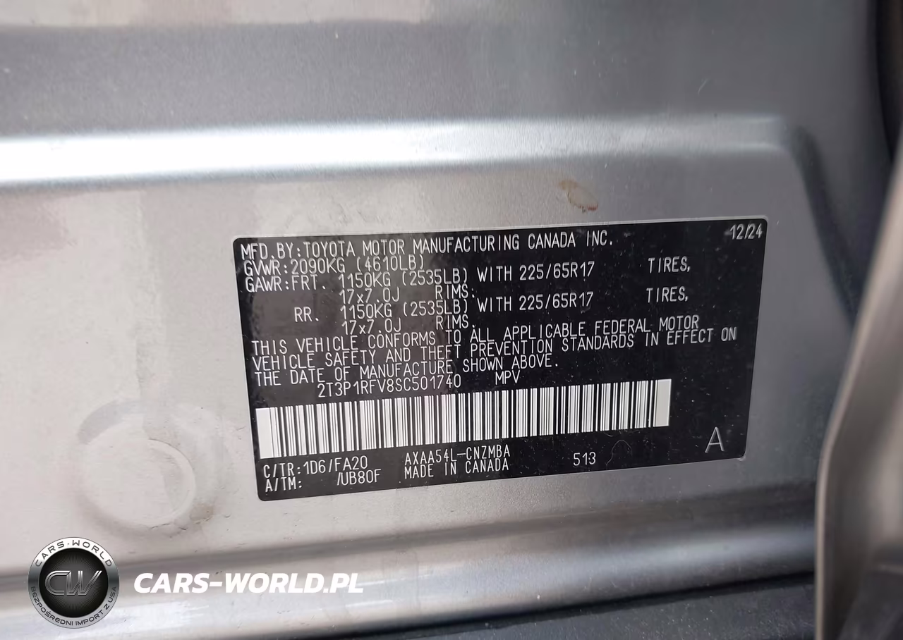 2025 Toyota Rav4 Xle VIN:2T3P1RFV8SC501740 - 9