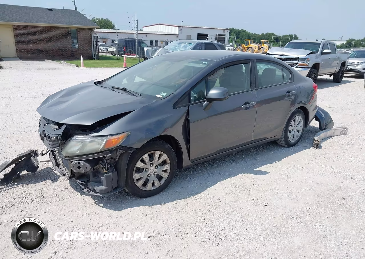 2012 Honda Civic Lx VIN:19XFB2F58CE017563 - 2