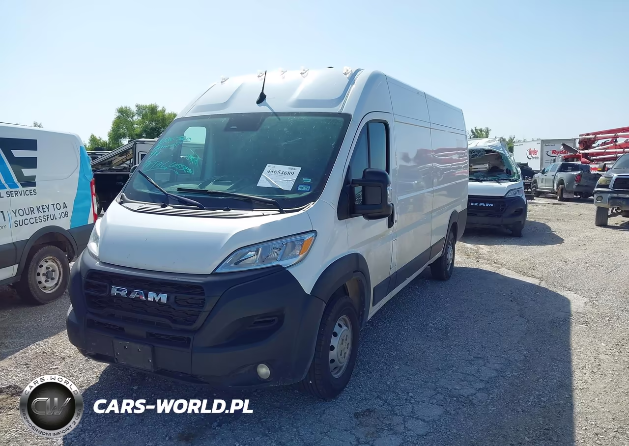 2025 Ram Promaster 3500 Cargo Van Tradesman High Roof 159 Wb Ext VIN:3C6MRVJG6SE517921 - 2