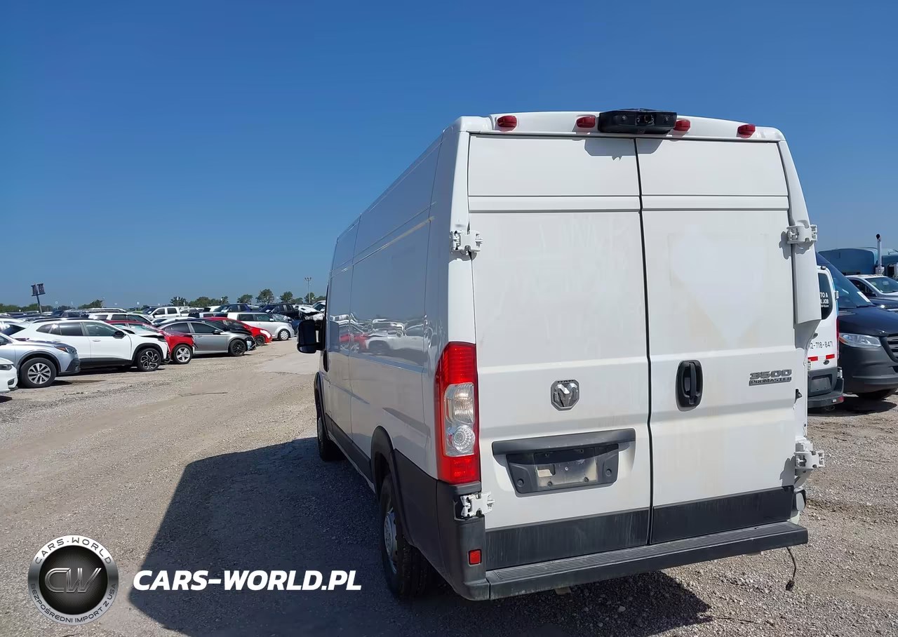 2025 Ram Promaster 3500 Cargo Van Tradesman High Roof 159 Wb Ext VIN:3C6MRVJG6SE517921 - 3